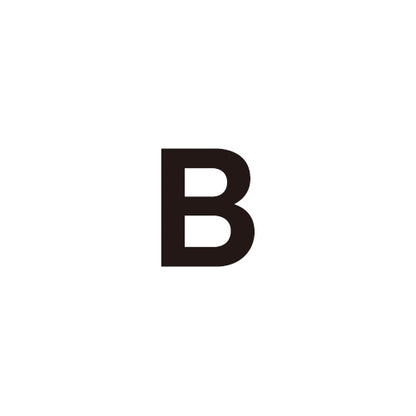 【ゴムボードステッカー】英字（7cm×15cｍ）