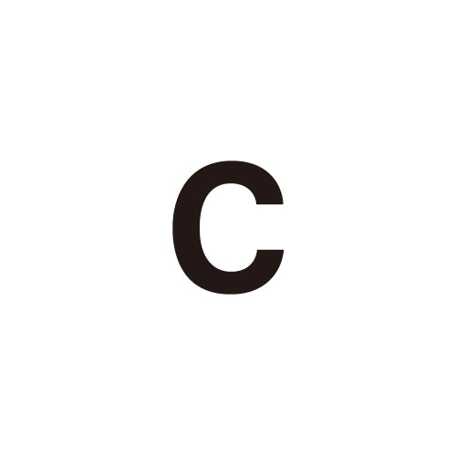 【ゴムボードステッカー】英字（7cm×15cｍ）
