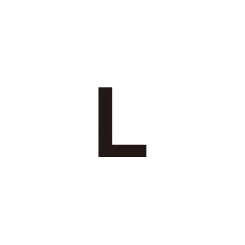 【ゴムボードステッカー】英字（7cm×15cｍ）
