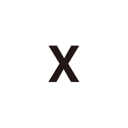 【ゴムボードステッカー】英字（7cm×15cｍ）