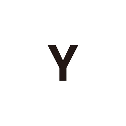 【ゴムボードステッカー】英字（7cm×15cｍ）